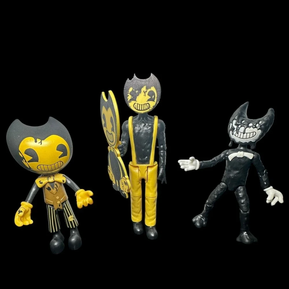 Bendy‎ & The Ink Machine Action Figures Lot of 3